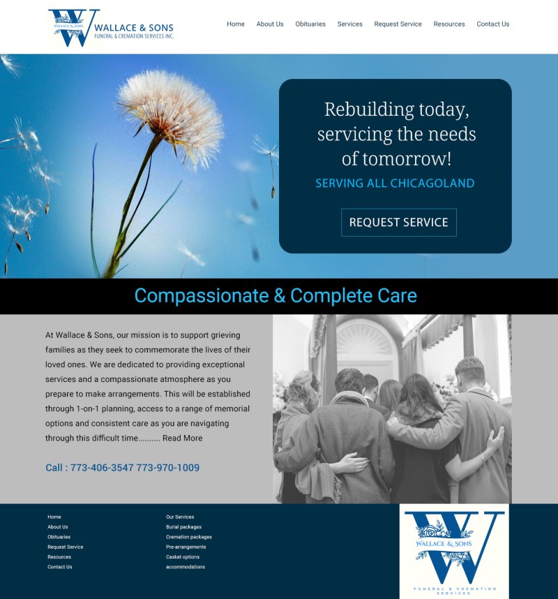 Wallace & Sons, Funeral & Cremation Services Inc business image in Hazelcrest, IL